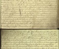    In the year Eighteen hundred and twenty four my fathers family met with a great affliction by the death of my eldest brother Alvin. In the month of October Eighteen hundred and twenty five I hired with an old Gentleman, by name of Josiah Stoal who lived in Chenango County, State of New York. He had heard something of a silver mine having been opened by the Spaniards in Harmony, Susquahanah County, State of Pensylvania, and had previous to my hiring with him been digging in order if possible to discover the mine. After I went to live with him he took me among the rest of his hands to dig for the silver mine, at which I continued to work for nearly a month without success in our undertaking, and finally I prevailed with the old gentleman to cease digging after  it. Hence arose the very prevalent story of my having been a money digger.