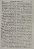    Arriving at the stone, he again lifted it, with the aid of superhuman power, as at first, and secured the first, or uppermost article, this time putting it carefully into the pillow-case, before laying it down. He now attempted to secure the remainder... Joseph ascertained that the remaining articles were a gold hilt and chain, and a gold ball with two pointers. The hilt and chain had once been part of a sword of unusual size; but the blade had rusted away and become useless. Joseph then turned the rock back, took the article in the pillow-case, and returned to the wagon;... I weighed it, said Mr. Smith, Senior, and it weighed thirty pounds.<br>
   In answer to our question, as to what it was that Joseph had thus obtained, he said it consisted of a set of gold plates, about six inches wide, and nine or ten inches long. They were in the form of a book, half an inch thick, but were not bound at the back, like our books, but were held together by several gold rings, in such a way that the plates could be opened similar to a book. Under the first plate, or lid, he found a pair of spectacles, about one and a half inches longer than those used at the present day, the eyes not of glass, but of diamond. On the next page were representations of all the masonic implements, as used by masons at the present day. The remaining pages were closely written over in characters of some unknown tongue, the last containing the alphabet of this unknown language.<br>