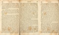    I, Peter Ingersoll, first became acquainted with the family of Joseph Smith, Sen. in the year of our Lord, 1822. - I lived in the neighborhood of said family, until about 1830; during which time the following facts came under my observation.<br>
   The general employment of the family, was digging for money.  I had frequent invitations to join the company, but always declined being one of their number.  They used various arguments to induce me to accept their invitations.  I was once ploughing near the house of Joseph Smith, Sen. about noon, he requested me to walk with him a short distance from his house, for the purpose of seeing whether a mineral rod would work in my hand, saying at the same time he was confident it would.  As my oxen were eating, and being myself at leisure, I accepted the invitation. - When we arrived near the place at which he thought there was money, he cut a small witch hazle bush and gave me direction how to hold it.  He then went off some rods, and told me to say to the rod, work to the money, which I did, in an audible voice.  He rebuked me severely for speaking it loud, and said it must be spoken in a whisper.  This was rare sport for me.  While the old man was standing off some rods, throwing himself into various shapes, I told him the rod did not work.  He seemed much surprised at this, and said he thought he saw it move in my hand.  It was now time for me to return to my labor.  On my return, I picked up a small stone and was carelessly tossing it from one hand to the other.  Said he, (looking very earnestly) what are you going to do with that stone?  Throw it at the birds, I replied.  No, said the old man, it is of great worth; and upon this I gave it to him.  Now, says he, if you only knew the value there is back of my house, (and pointing to a place near) - there, exclaimed he, is one chest of gold and another of silver.  He then put the stone which I had given him, into his hat, and stooping forward, he bowed and made sundry maneuvers, quite similar to those of a stool pigeon.  At length he took down his hat, and being very much exhausted, said, in a faint voice, if you knew what I had seen, you would believe.  To see the old man thus try to impose upon me, I confess, rather had a tendency to excite comtempt than pity.  Yet I thought it best to conceal my feelings, preferring to appear the dupe of my credulity, than to expose myself to his resentment.  His son Alvin then went through with the same performance, which was equally disgusting.<br>
   Another time, the said Joseph, Sen. told me that the best time for digging money, was, in the heat of summer, when the heat of the sun caused chests of money to rise near the top of the ground - we call them rocks, and they truly appear so, but they are, in fact, most of them chests of money raised by the heat of the sun.<br>
   At another time, he told me that the ancient inhabitants of this country used camels instead of horses.  For proof of this fact, he stated that in a certain hill on the farm of Mr. Cuyler, there was a cave containing an immense value of gold and silver, stands of arms, also, a saddle for a camel, hanging on a peg at one side of the cave.  I asked him, of what kind of wood the peg was.  He could not tell, but said it had become similar to stone or iron.<br>
   The old man at last laid a plan which he thought would accomplish his design.  His cows and mine had been gone for some time, and were not to be found, notwithstanding our diligent search for them.  Day after day was spent in fruitless search, until at length he proposed to find them by his art of divination.  So he took his stand near the corner of his house, with a small stick in his hand, and made several strange and peculiar motions, and then said he could go directly to the cows.  So he started off, and went into the woods about one hundred rods distant and found the lost cows.  But on finding out the secret of the mystery, Harrison had found, and drove them to the above named place, and milked them.  So that this stratagem turned out rather more to his profit that it did to my edification. - The old man finding that all his efforts to make me a money digger, had proved abortive, at length ceased his importunities.  One circumstance, however, I will mention before leaving him.  Some time before young Joseph found, or pretended to find, the gold plates, the old man told me that in Canada, there had been a book found, in a hollow tree, that gave an account of the first settlement of this country before it was discovered by Columbus.<br>
   In the month of August, 1827, I was hired by Joseph Smith, Jr. to go to Pennsylvania, to move his wife's household furniture up to Manchester, where his wife then was.  When we arrived at Mr. Hale's, in Harmony, Pa. from which place he had taken his wife, a scene presented itself, truly affecting.  His father-in-law (Mr. Hale) addressed Joseph, in a flood of tears: You have stolen my daughter and married her.  I had much rather have follewed her to her grave.  You spend your time in digging for money - pretend to see in a stone, and thus try to deceive people.  Joseph wept, and acknowledged he could not see in a stone now, nor never could; and that his former pretensions in that respect, were all false.  He then promised to give up his old habits of digging for money and looking into stones.  Mr. Hale told Joseph, if he would move to Pennsylvania and work for a living, he would assist him in getting into business.  Joseph acceded to this proposition.