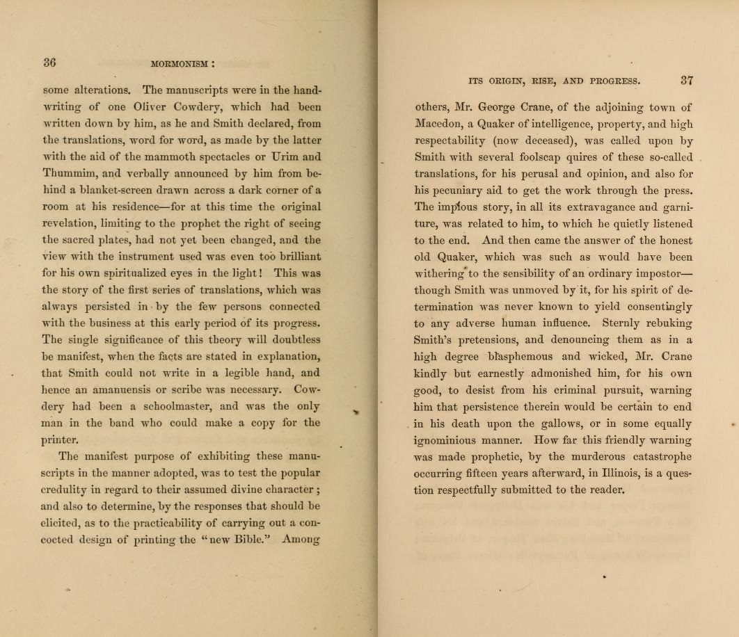 George Crane Prophecy