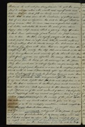 &nbsp;&nbsp;&nbsp;When the time had nearly come that rendered it necessary for my Husband to set out for Pensylvania to get the money Joseph called Mr. Smith and myself aside and told us that he had felt so lonely ever since Alvin's death that he had come to the conclusion of getting married if we had no objections and he though that no young woman that he ever was acquainted with was better calculated to render the man of her choice happy than Miss Emma Hale a young lady of whom he had been extremely fond of since his first introduction to her His Father was highly pleased with the choice which Joseph made in a wife and told him he would was not only willing that he should marry her but desired him to bring her home with him that we might have the pleasure of her society this Miss Hale was a resident in the state of Pennsylvania and vicinity of Mr Stowell and Knight from whom we expected the money that Mr. Smith was going after to bring up the arrearages on the farm They then concluded to set off together and they did so as soon as the necessary preparations could be made...<br>
&nbsp;&nbsp;&nbsp;Now Joseph who returned from his journey with his Father began to turn his mind to the same object again which occupieid his attention previous to our disaster And he set out for Pennsylvania a second time and had such fine success that he returned with his wife in January in fine health & spirits<br>