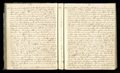 <p>He commenced reading his Bible, but his education was very limited; he could Just read; and scarce write his name; believing what he read; until he came to the following passage, If any lack Wisdom, let him ask of God, and it shall be given him James 1.5, This was Joy to his soul, it was peace to his troubled spirit he saw that it was his privelege to ask God, and according to his faith receive; accordingly he retired to a secret grove, not far from his Fathrs house; and there day after day, did this youth pour out his soul to God to know which of the sects was right, and had the true doctrine that he might obey the same, and become a member of the Church.</p>
<p>one day while praying a glorious light encircled him, his mind was caught away, from the things of the World, and he was immediately wrapt in a Heavenly Vision, He saw two angelic beings, whose countenances were glorious beyond expression, stand before him, they declared themselves to be angels, sent from the courts of glory, to communicate to him, that his sins were forgiven; that his prayers were heard, and he was told not to go after any of the Sects, for the whole World, said they, are believing in incorrect doctrines: that the authority of the Priesthood had long since been taken from the earth, and they informed him if he was faithful, the true plan of salvation should be revealed to him hereafter.  After which they disappeared leaving his mind in peace and tranquility.</p>