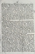 &nbsp;&nbsp;&nbsp;...at the house of Peter Whitmer, in the town of Fayette, Seneca County, state of New York, in October, 1830... I improved near four and twenty hours in close application with Smith and his followers: he could give me no christian experience, but told me that an angel told him he must go to a certain place in the town of Manchester, Ontario County, where was a secret treasure concealed, which he must reveal to the human family.