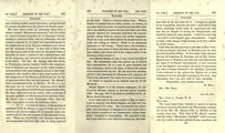 &nbsp;&nbsp;&nbsp;Sidney Rigdon is at the western settlement; he embraced the Mormon religion in the latter part of October, 1830. See page 102 of the book published by E. D. Howe, above referred to.<br>
&nbsp;&nbsp;&nbsp;In the early part of the year -- either May or June -- I was in company with Sidney Rigdon, and rode with him on horseback a few miles. Our conversation was principally upon the subject of religion, as he was at that time a very popular preacher of the denomination calling themselves 'disciples' or Campbellites. He remarked to me, that it was time for a new religion to spring up; that mankind were all rife and ready for it. I thought he alluded to the Campbellite doctrine -- he said it would not be long before something would make its appearance -- he also said that he thought of leaving for Pennsylvania, and should be absent for some months. I asked him how long -- he said it would depend upon circumstances. I began to think a little strange of his remarks, as he was a minister of the Gospel.