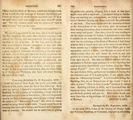 &nbsp;&nbsp;&nbsp;I left the state of New York, late in the year 1810, and arrived at this place, about the 1st of Jan. following.  Soon after my arrival, I formed a co-partnership with Solomon Spalding, for the purpose of re-building a forge which he had commenced a year or two before.  He very frequently read to me from a manuscript which he was writing, which he entitled the Manuscript Found, and which he represented as being found in this town.  I spent many hours in hearing him read said writings, and became well acquainted with its contents.  He wished me to assist him in getting his production printed, alleging that a book of that kind would meet with a rapid sale.  I designed doing so, but the forge not meeting our anticipations, we failed in business, when I declined having any thing to do with the publication of the book.  This book represented the American Indians as the descendants of the lost tribes, gave an account of their leaving Jerusalem, their contentions and wars, which were many and great.  One time, when he was reading to me the tragic account of Laban, I pointed out to him what I considered an inconsistency, which he promised to correct; but by referring to the Book of Mormon, I find to my surprise that it stands there just as he read it to me then. -Some months ago I borrowed the Golden Bible, put it into my pocket, carried it home, and thought no more of it. -About a week after, my wife found the book in my coat pocket, as it hung up, and commenced reading it aloud as I lay upon the bed.  She had not read 20 minutes till I was astonished to find the same passages in it that Spalding had read to me more than twenty years before, from his Manuscript Found.  Since that, I have more fully examined the said Golden Bible, and have no hesitation in saying that the historical part of it is principally, if not wholly taken from the Manuscript Found.  I well recollect telling Mr. Spalding, that the so frequent use of the words And it came to pass, Now it came to pass, rendered it ridiculous.  Spalding left here in 1812, and I furnished him the means to carry him to Pittsburgh, where he said he would get the book printed, and pay me.  But I never heard any more from him or his writings, till I saw them in the Book of Mormon.