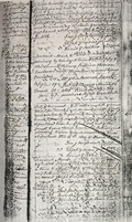 <p>State of Vermont. To either constable of Norwich Windsor County in the county of windsor... you are hereby required to summon Joseph Smith & family now residing in Norwich to depart said town hereof fail Not but of this precept & your doings hereon due return make according to Law given under our hands at Norwich this 15th day of March 1816...</p>
<p>Norwich March 27th 1816 I served this warning by leaving a true & attested copy of the same with my return thereon indorsed with the within named Joseph Smith...</p>


